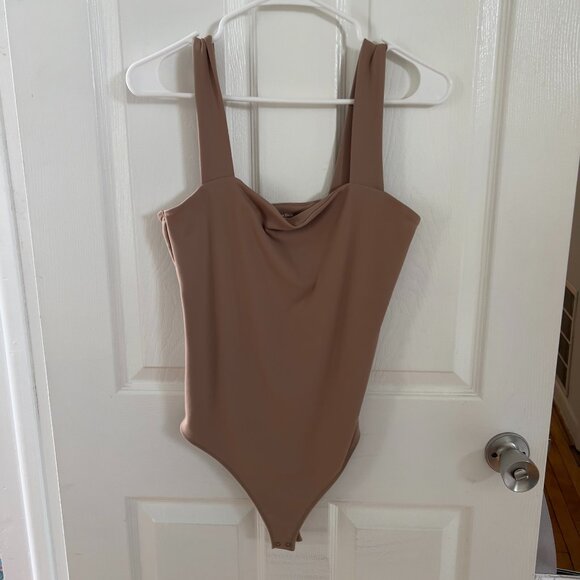 Abercrombie + Fitch Soft Collection Bodysuit - Tan M - Picture 1 of 2